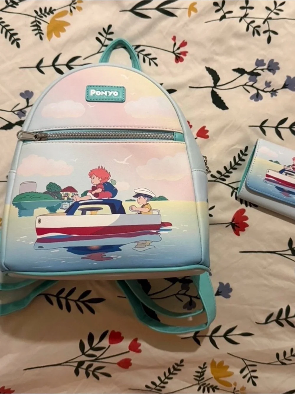 Hot Topic Ponyo Studio Ghibli Backpack and Wallet Set